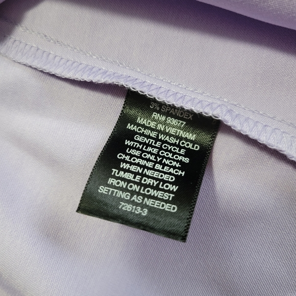 NWT Lilac Silky Worthington Blouse - Picture 4 of 4